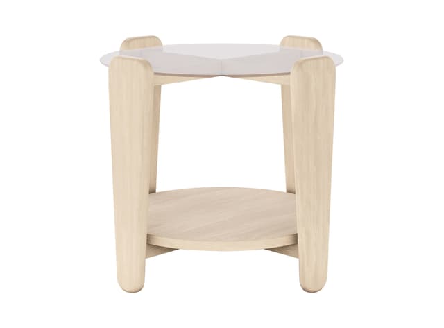 Arran Soffbord Vitpigmenterad Ø52