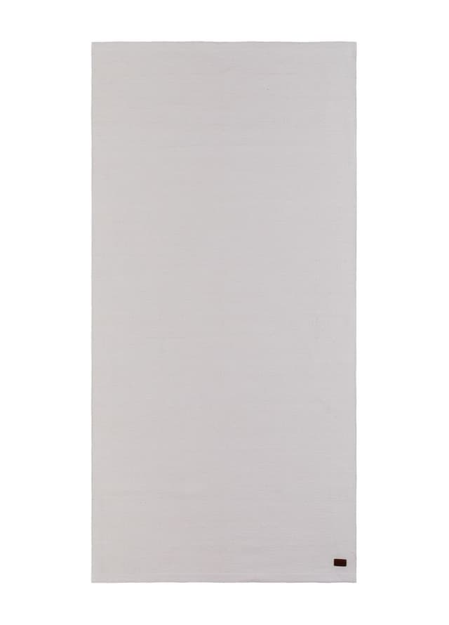 Flora Gångmatta Bomull Vit 75x150