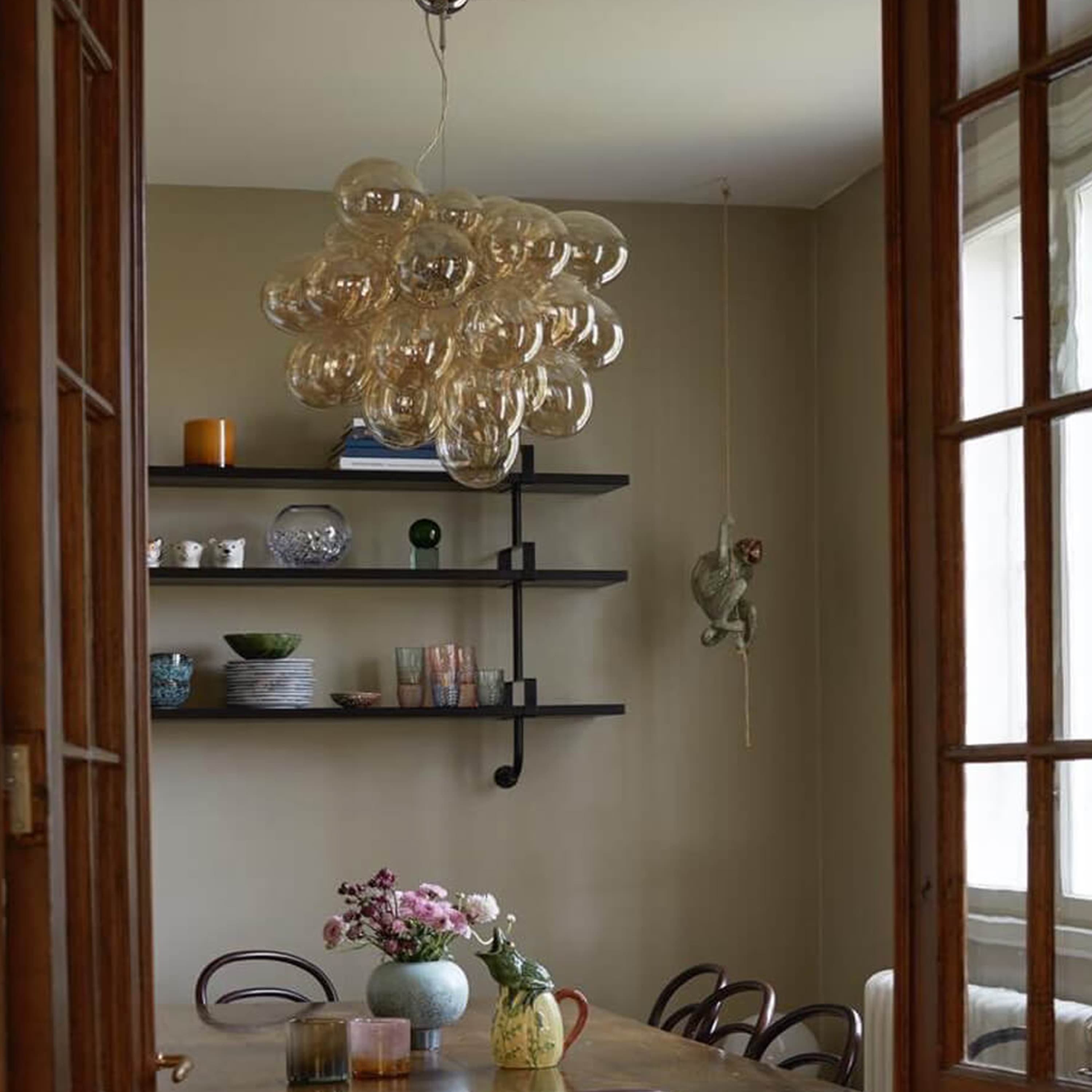 Gross Grande Taklampa Amber