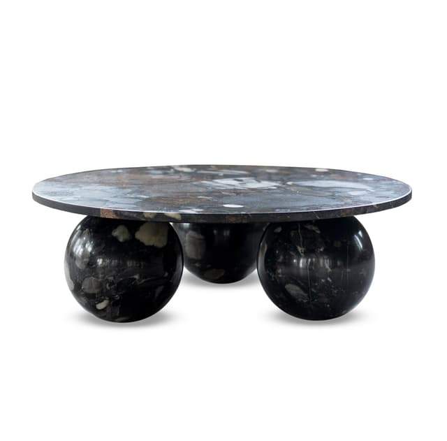 Sphira Soffbord Pebble Granite Svart