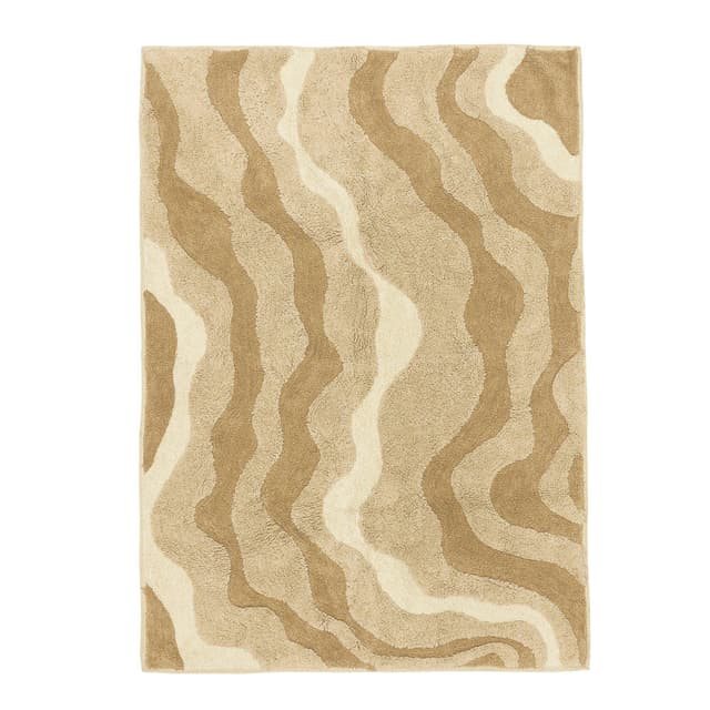 Idun Bomullsmatta Beige/Brun 160x240