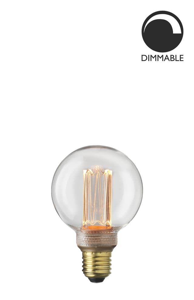 Laser LED Filament Ljuskälla E27 3.5W (=25W) 80mm Dimbar