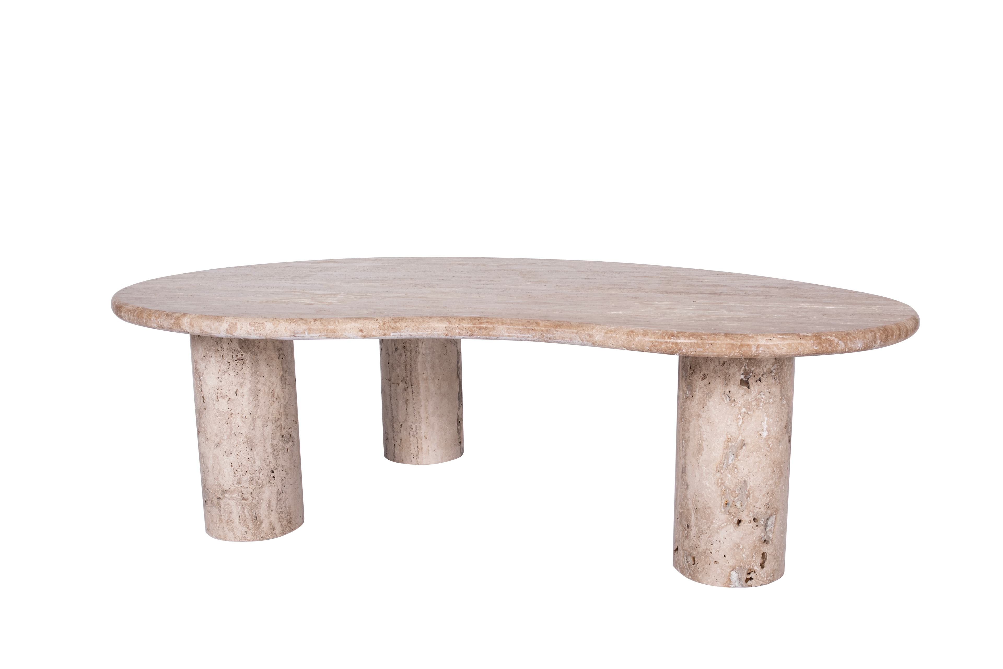 Luna Soffbord Travertin 120cm