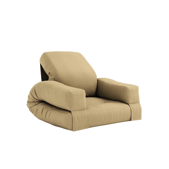 Mini Hippo Loungestol Wheat Beige