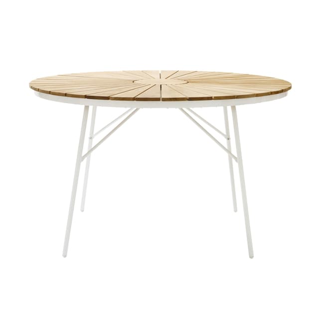 Ellen Matbord Vit Ø110