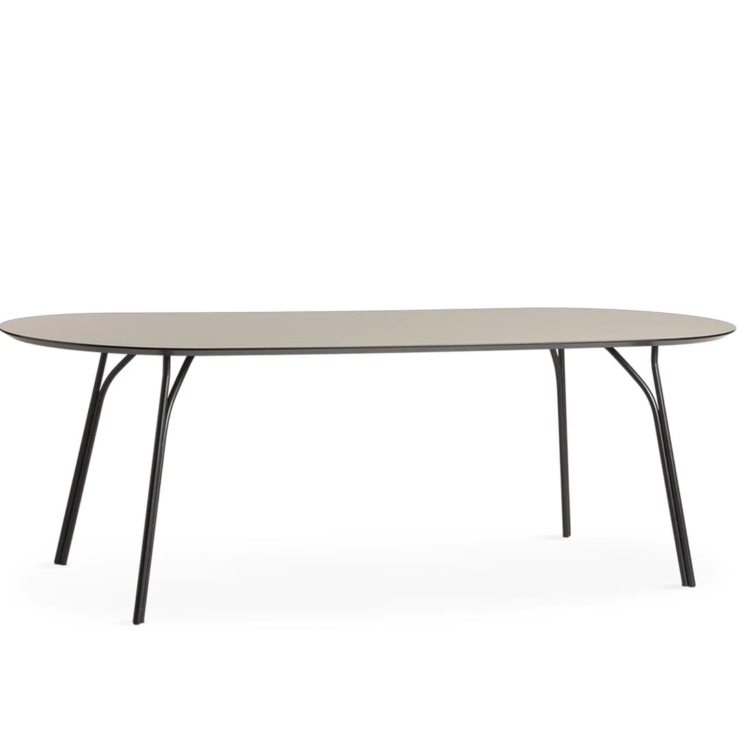 Tree Matbord Beige/Svart 220cm