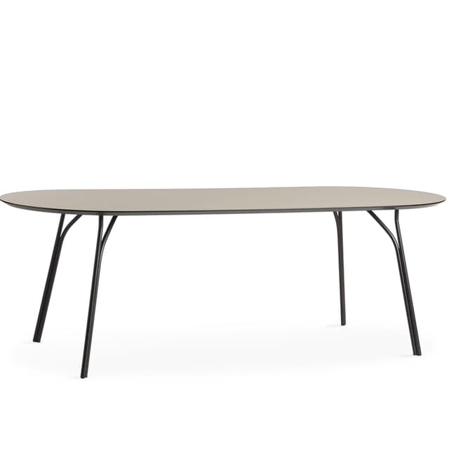 Tree Matbord Beige/Svart 220cm