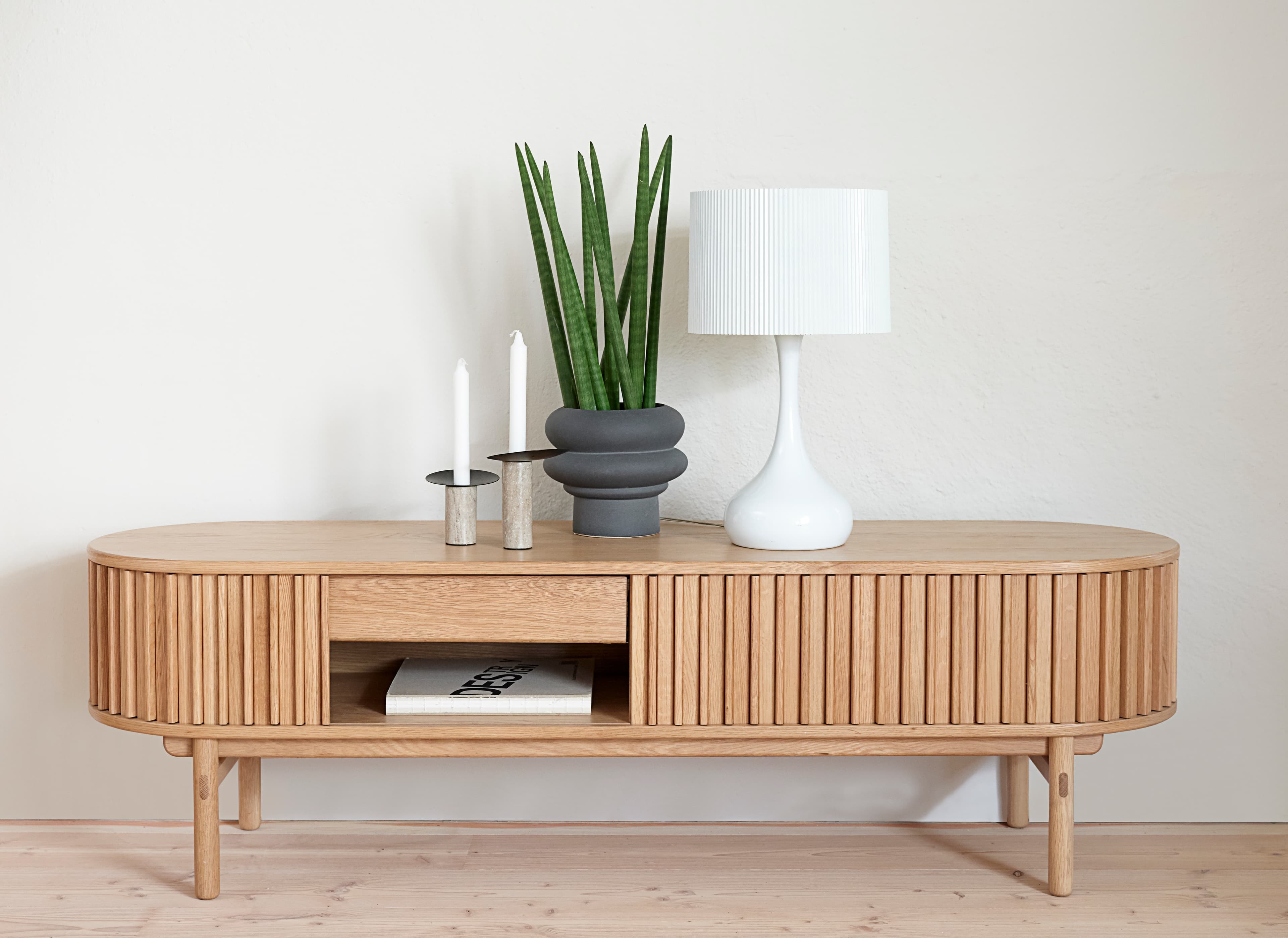 Alice TV-Bänk Natural Oak 160cm