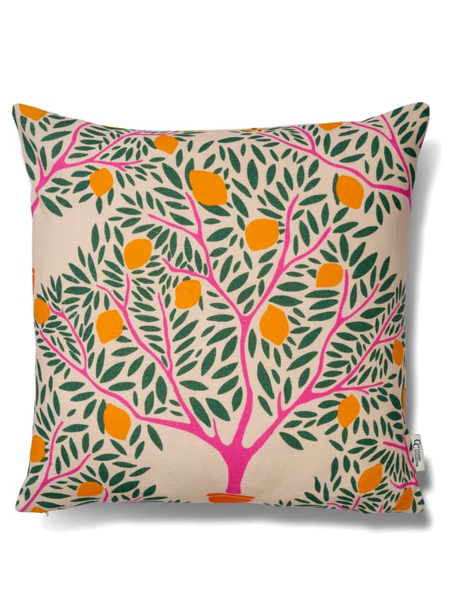 Lemon Garden Kuddfodral Grön 50x50