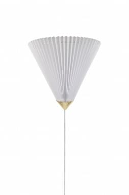 Matisse Vägglampa Vit/Mässing Ø40