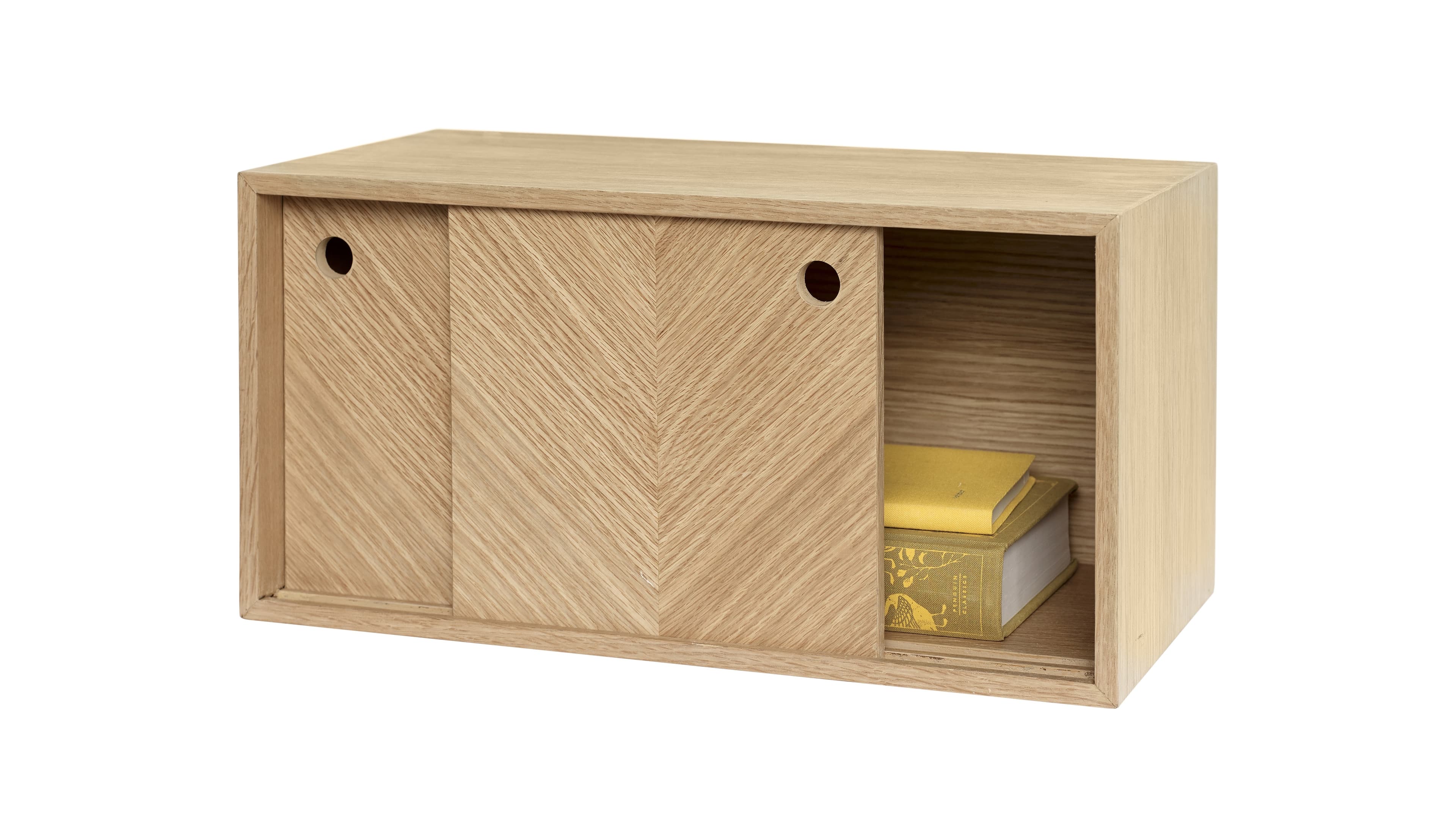 Herringbone Vägghängt Sängbord FSC