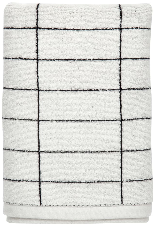 Tile Stone Handduk Black/Offwhite 70x140