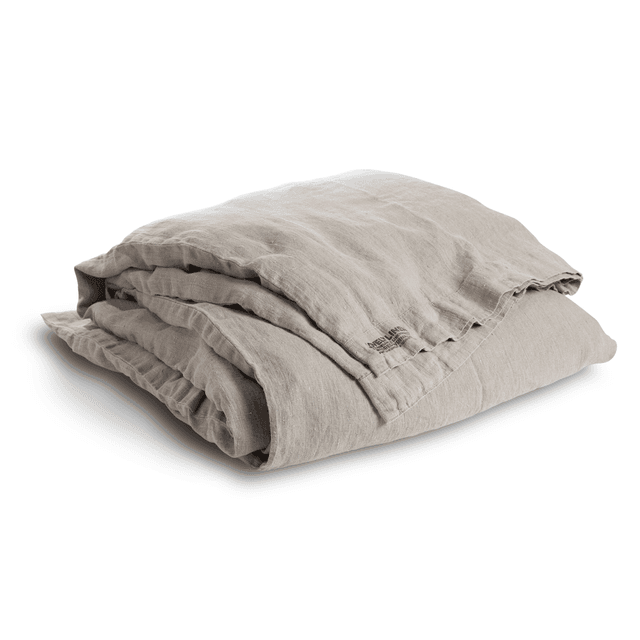 Påslakan Linne Natural Beige Enkel