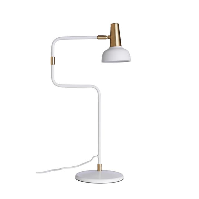 Ray Bordslampa Vit/Mässing
