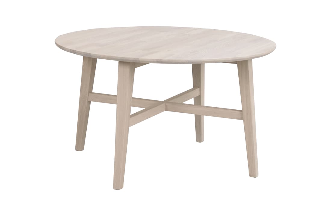 Filippa Soffbord Runt Vitpigmenterad Ø90