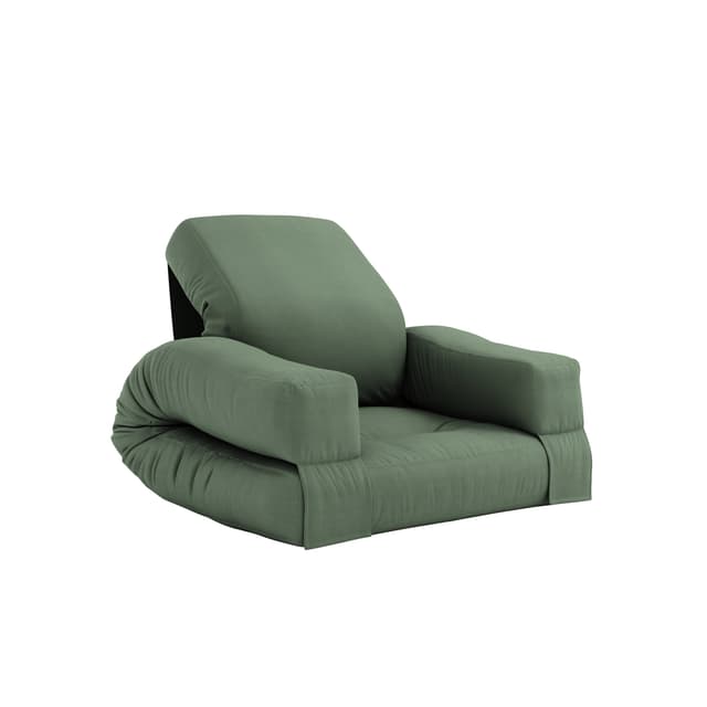 Mini Hippo Loungestol Olive Green