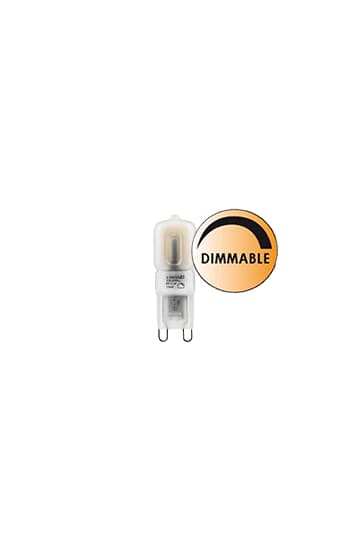 Ljuskälla G9 LED 2,5W (=25W) Dimbar 1 pack