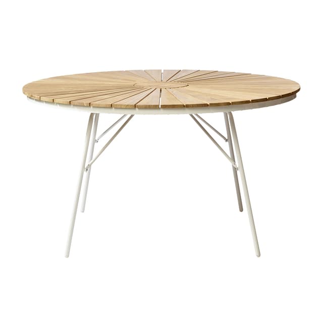 Ellen Matbord Vit Ø130