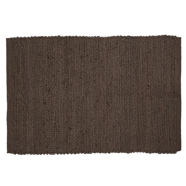 Merida Jute Dörrmatta Brun 60x90