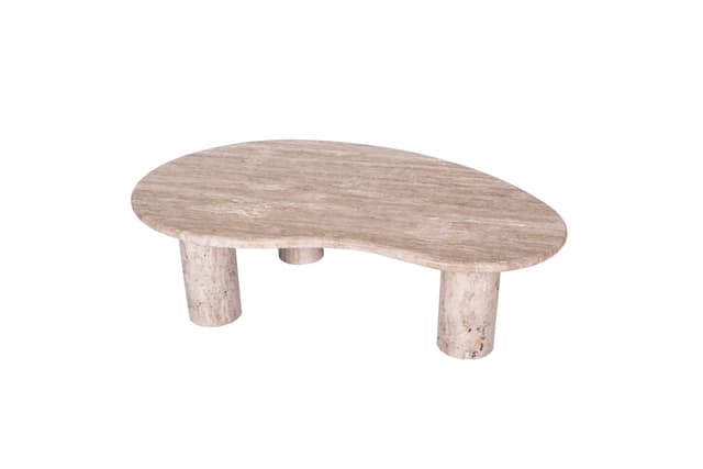 Luna Soffbord Travertin 120cm
