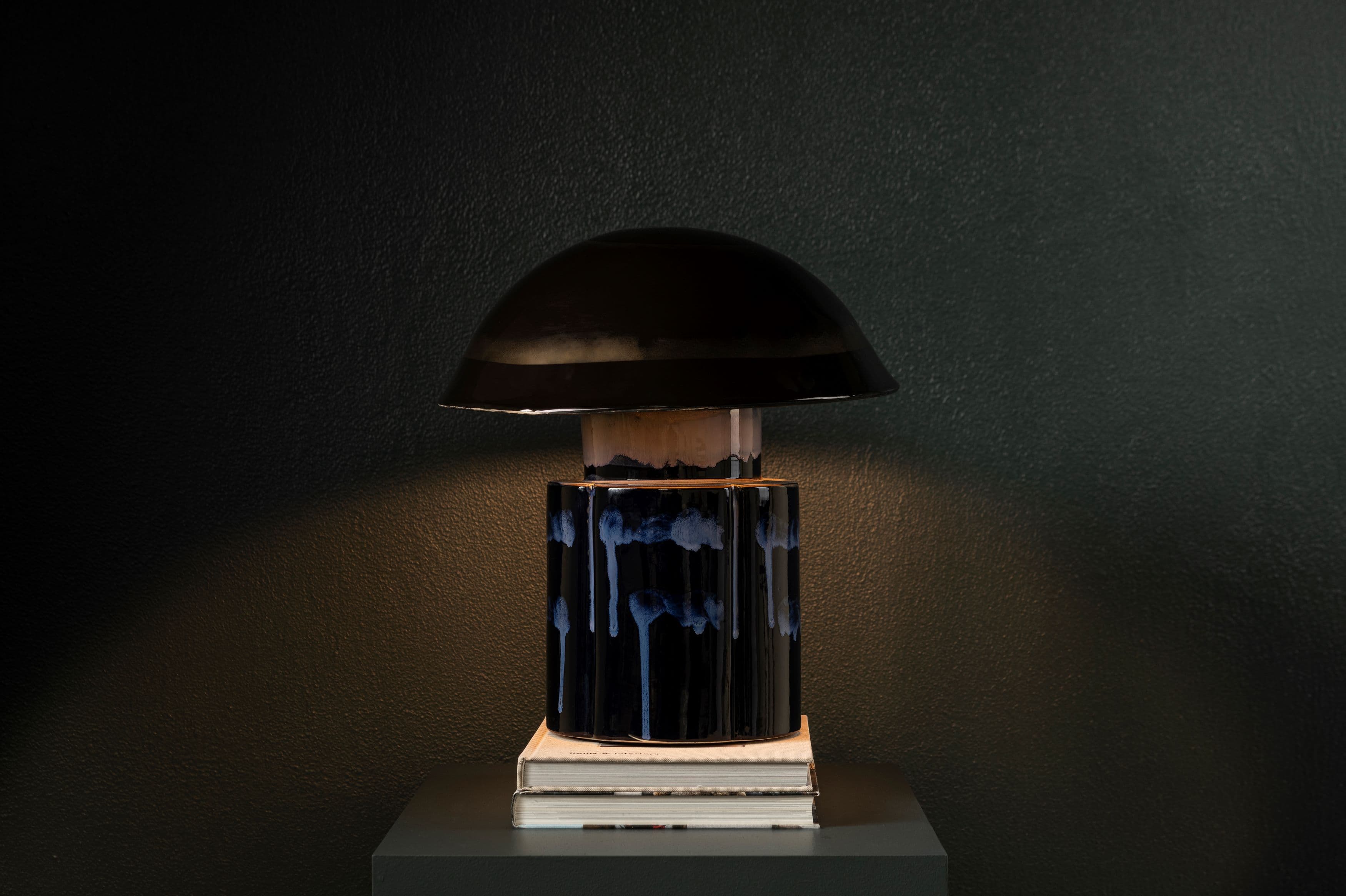 John Bordslampa Dark Blue 40cm
