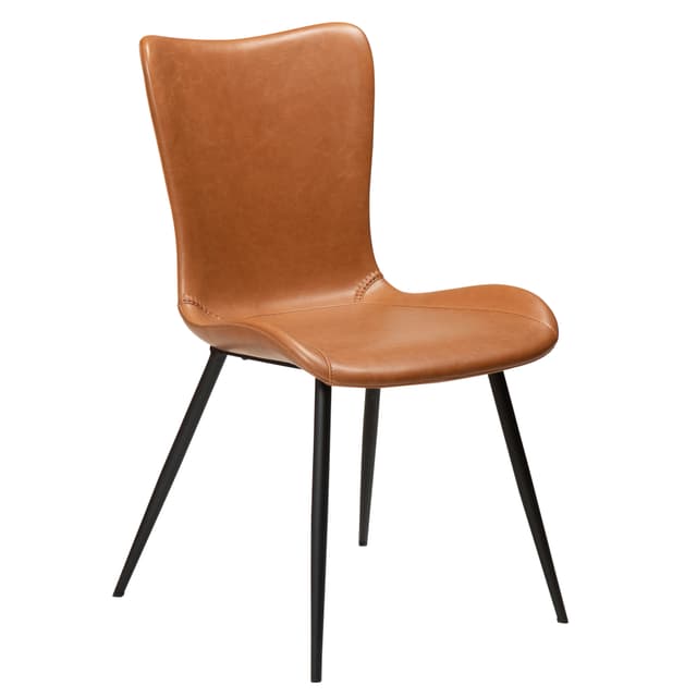 Medusa Matstol Konstläder Ljusbrun/Svart