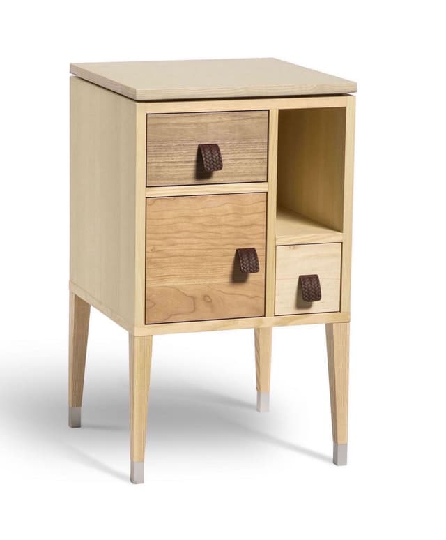 Abisko Sängbord Höga Ben Natur