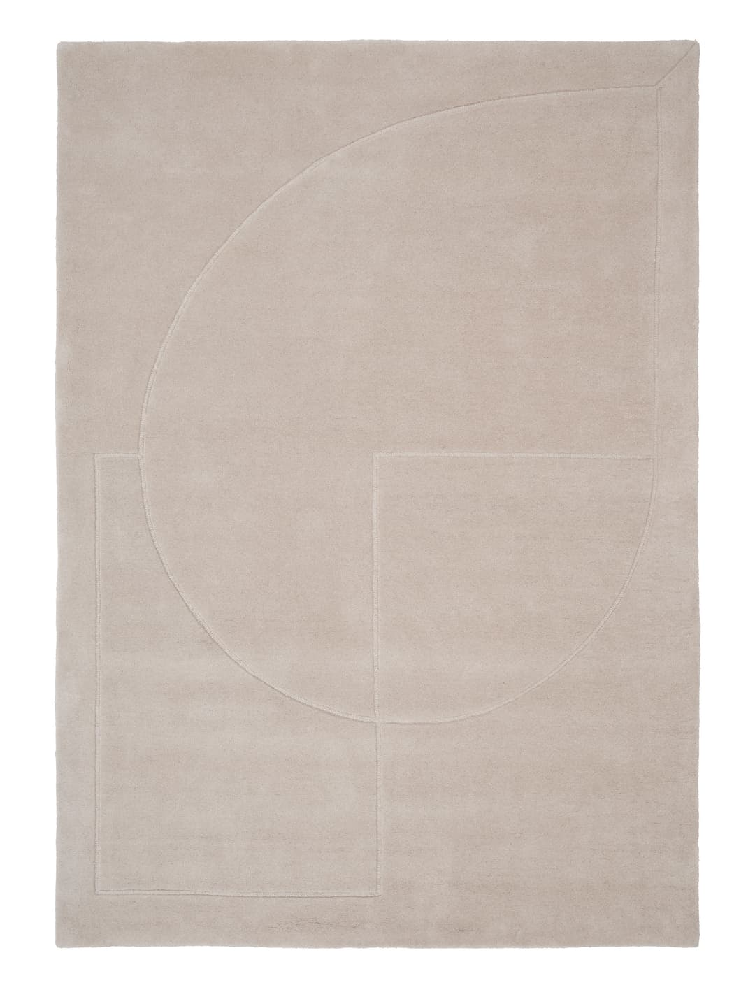 Lineal Poem Ullmatta Beige 250x350