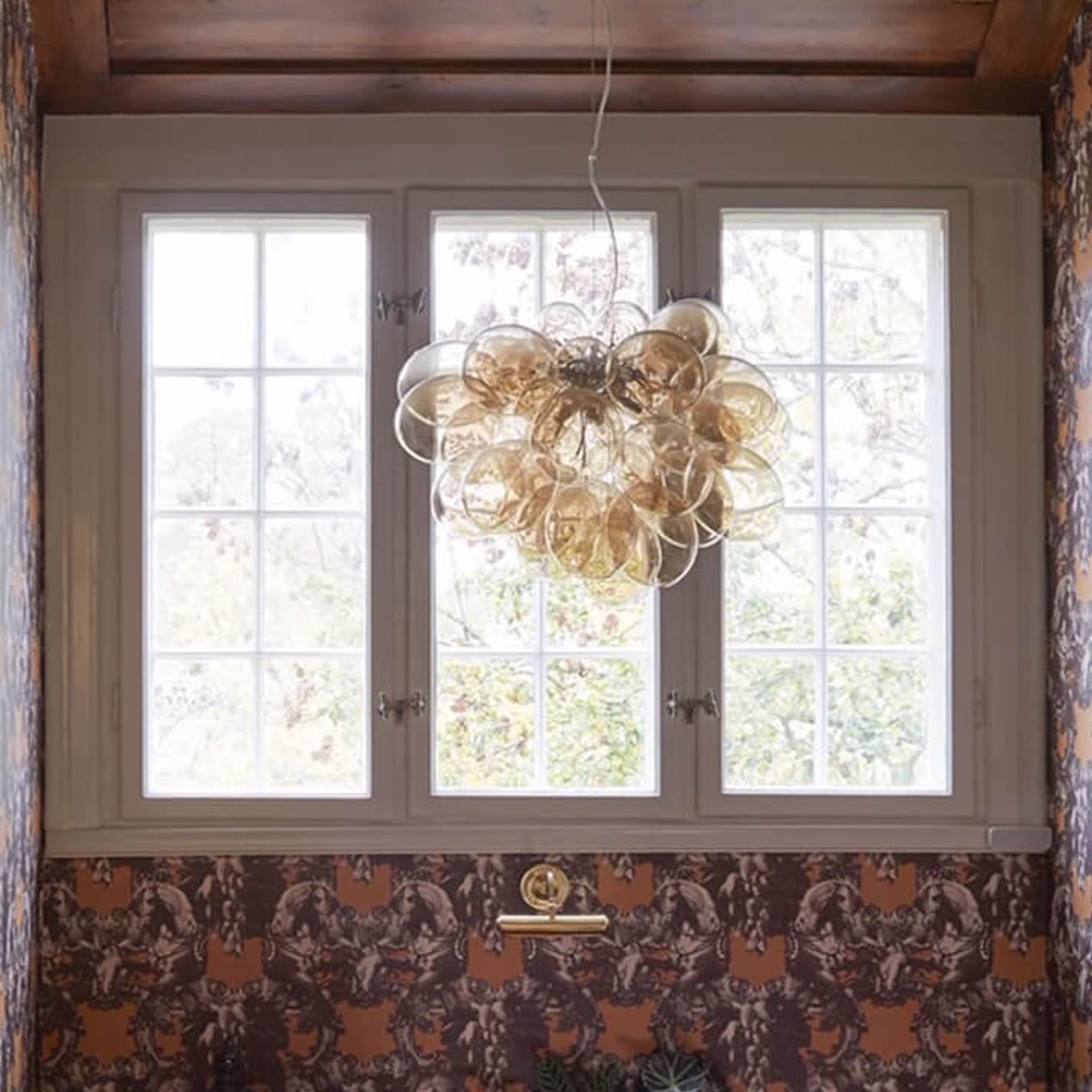 Gross Grande Taklampa Amber