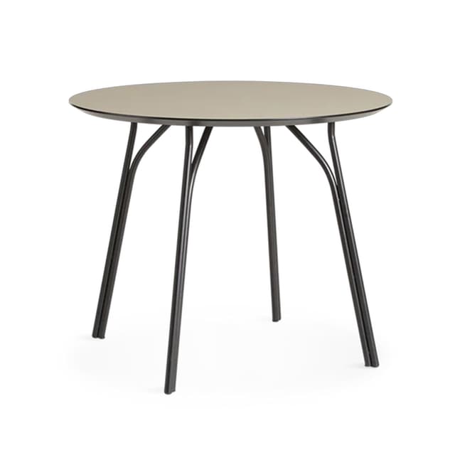 Tree Matbord Beige/Svart 90cm