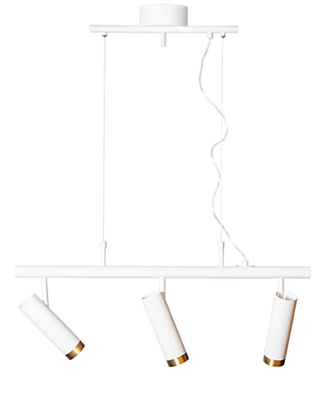 Puls Bar Taklampa Matt Vit 80cm