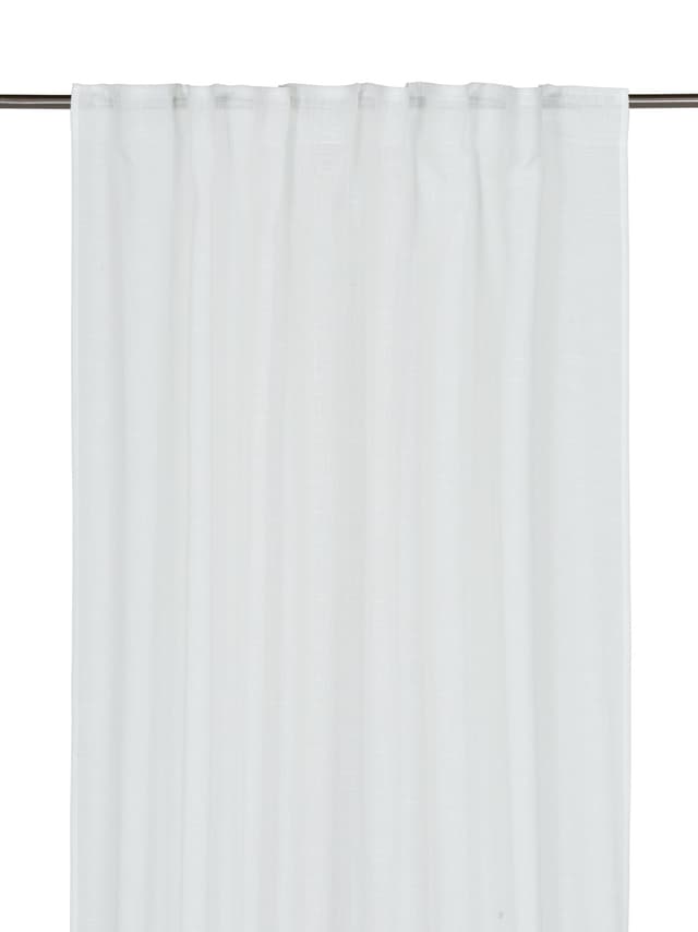 Edith Gardinlängd Vit 140x280 2-pack