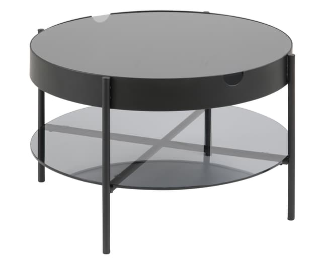 Hede Soffbord Svart 75cm