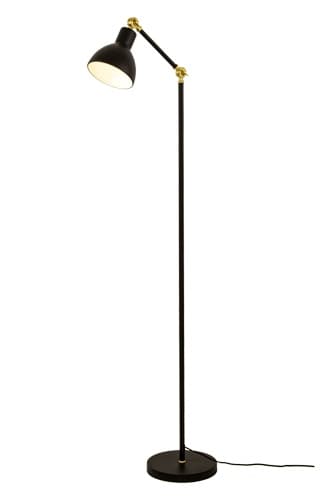 Milo Golvlampa Svart/Matt Mässing