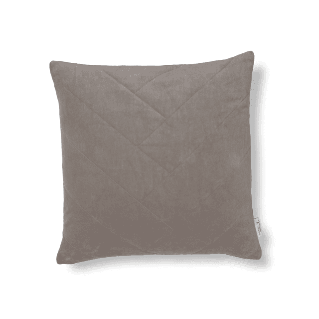 Chevron Kuddfodral Simply Taupe 50x50