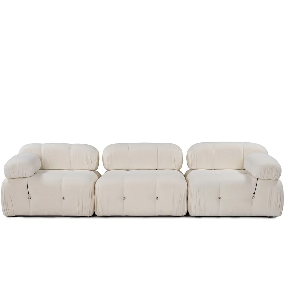 Blanca 3-sits Soffa White Bouclé