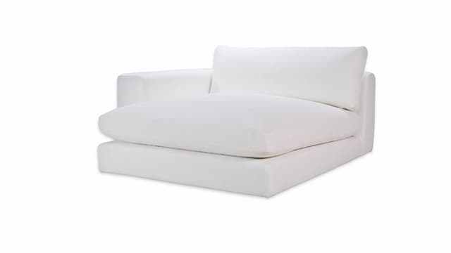 Capri 1.5-sits Divanmodul Vänster Armstöd White 142x155