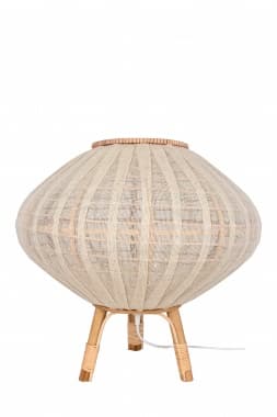 Borneo Golvlampa Natur Ø50