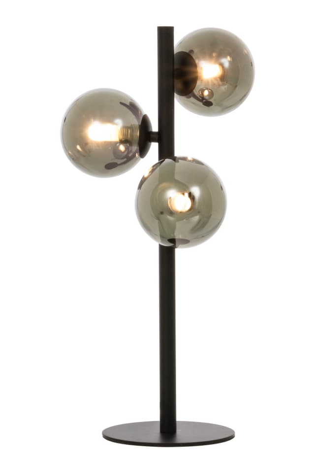Kim Bordslampa 3 Svart/Rök