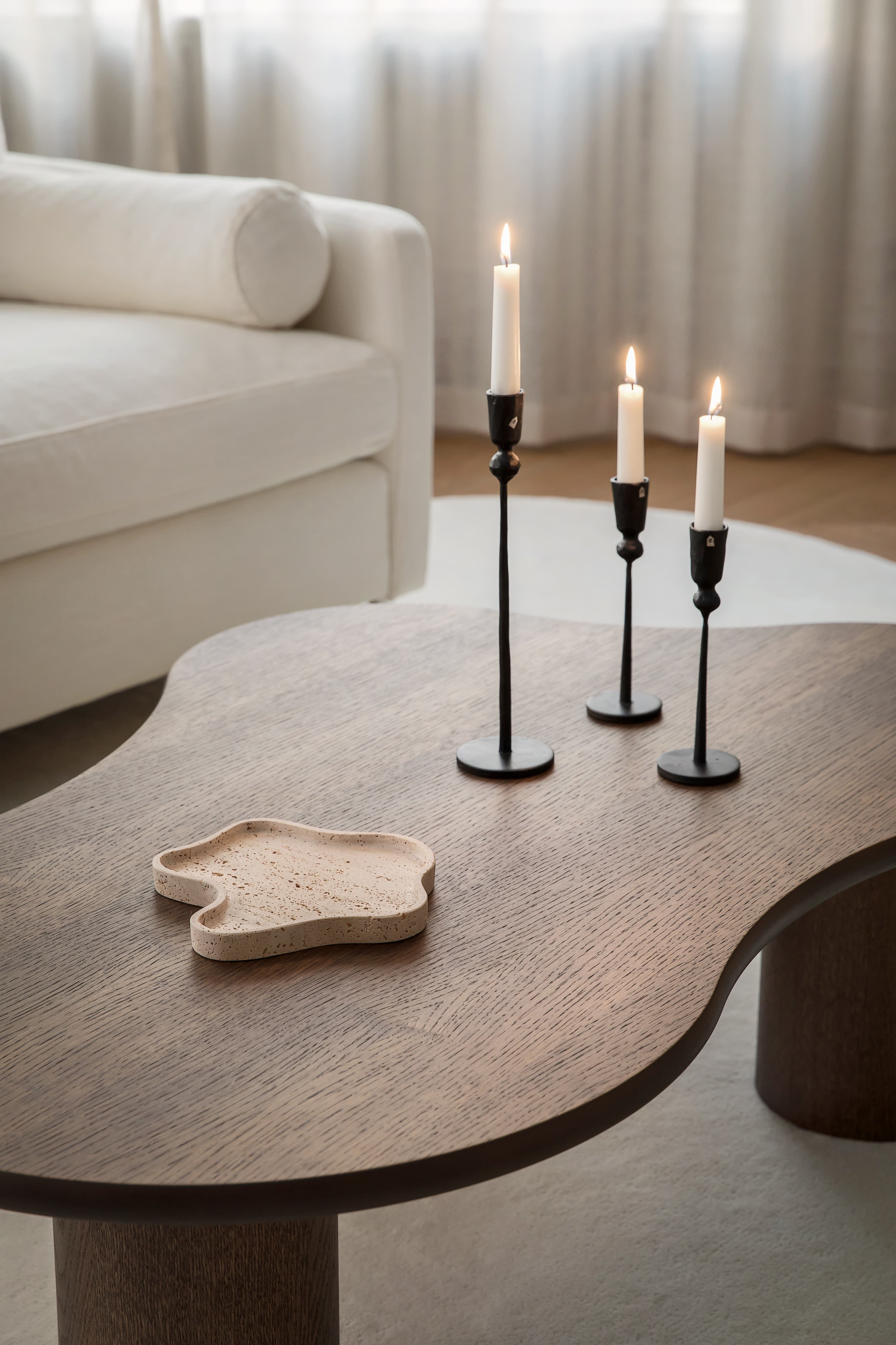 Luna Bricka Travertin 20cm