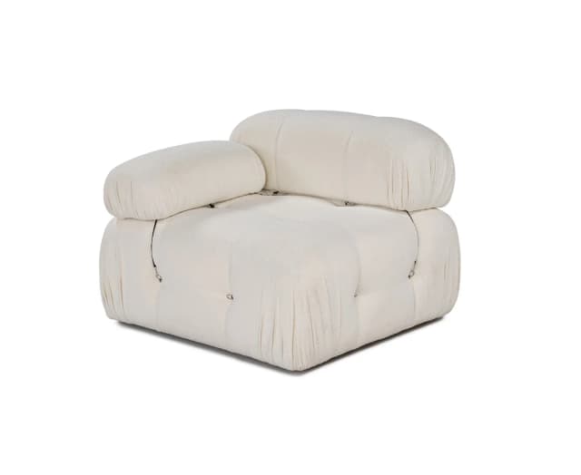 Blanca Vänstermodul White Bouclé