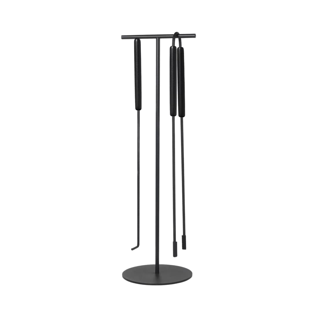 Ashi Kaminverktyg 3 Delar Black 75cm