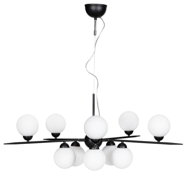 Punto Taklampa Matt Svart Ø100