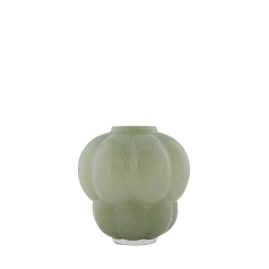 Uva Vas Glas Pastel Green 28cm