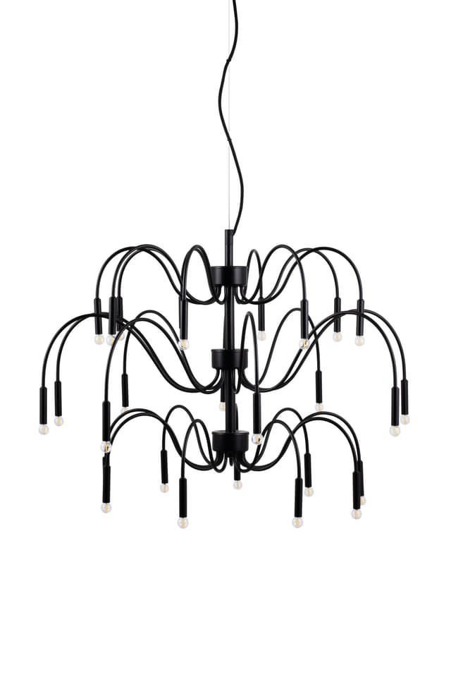 Ben Taklampa Svart Ø70