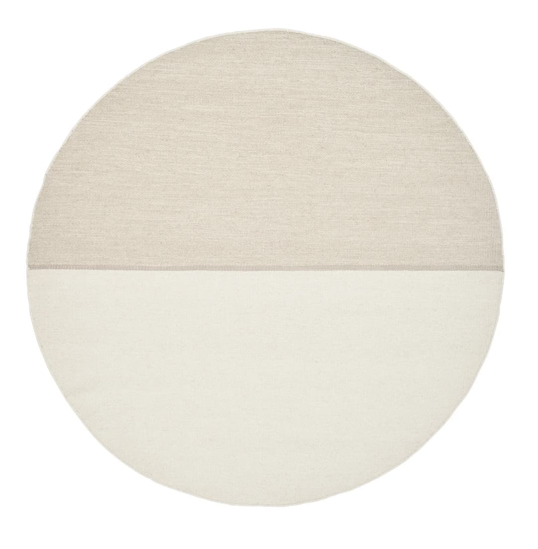 Magnetize Rund Ullmatta Beige Ø250