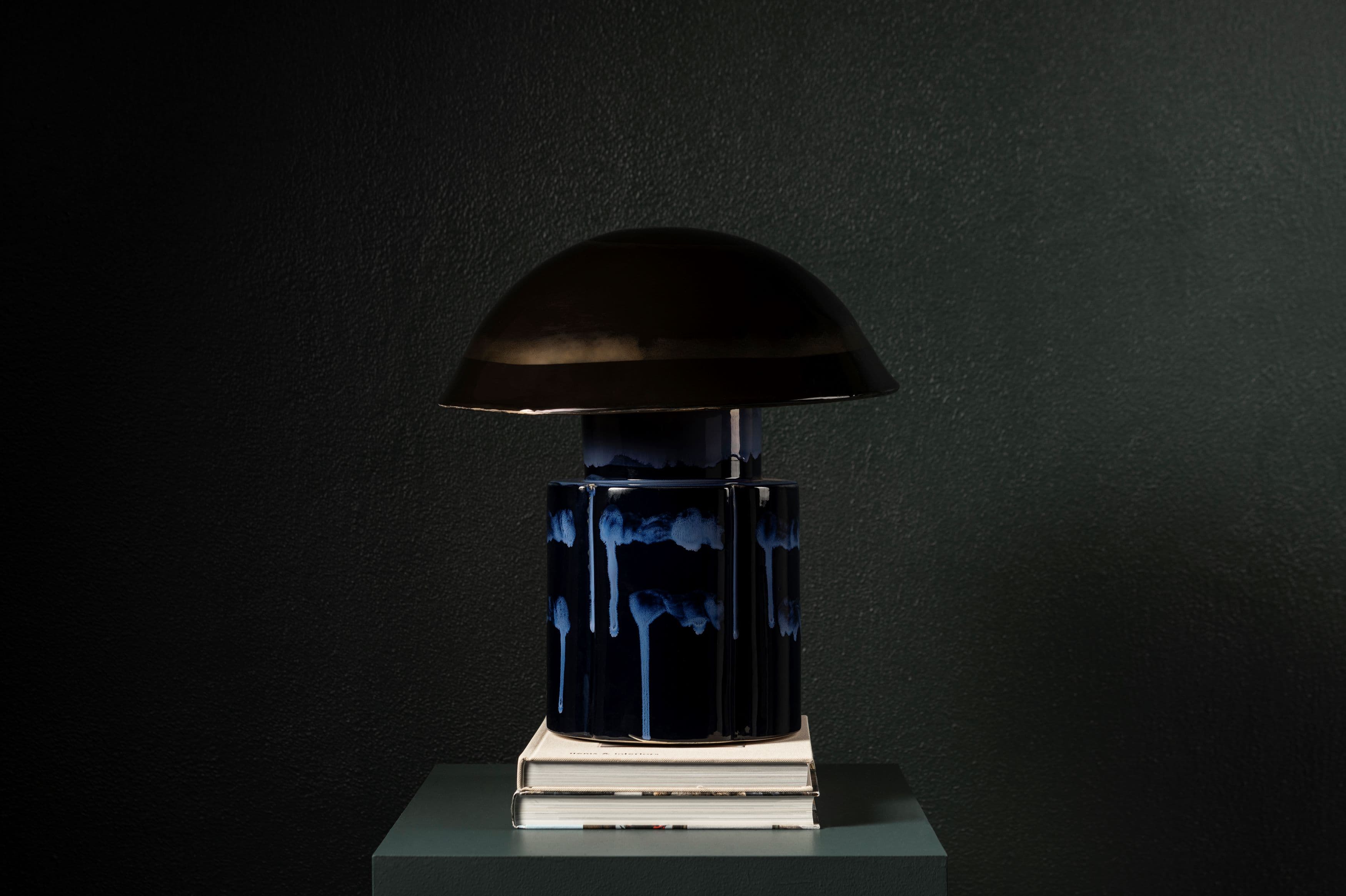 John Bordslampa Dark Blue 40cm