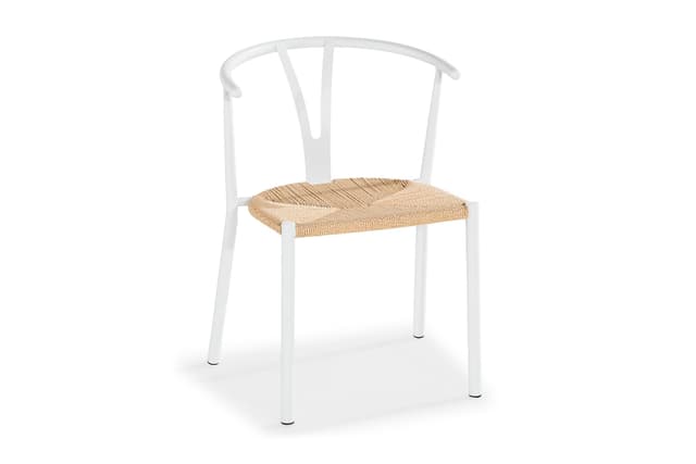 Evert Matstol Vit/Natur