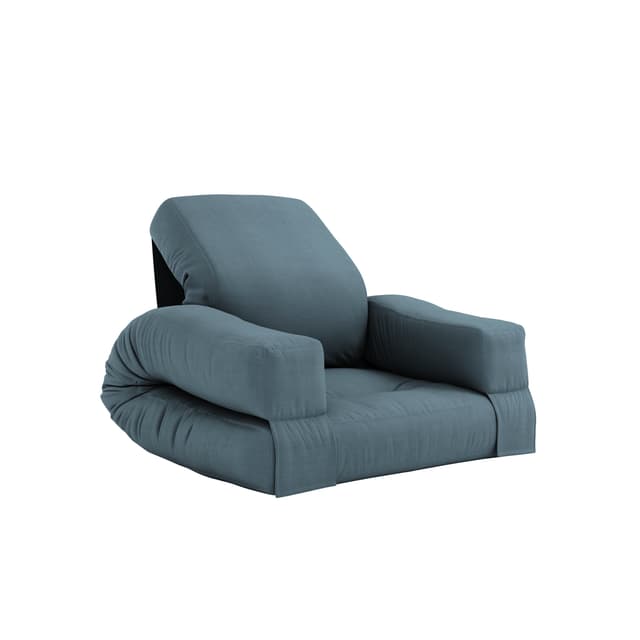 Mini Hippo Loungestol Petrol Blue