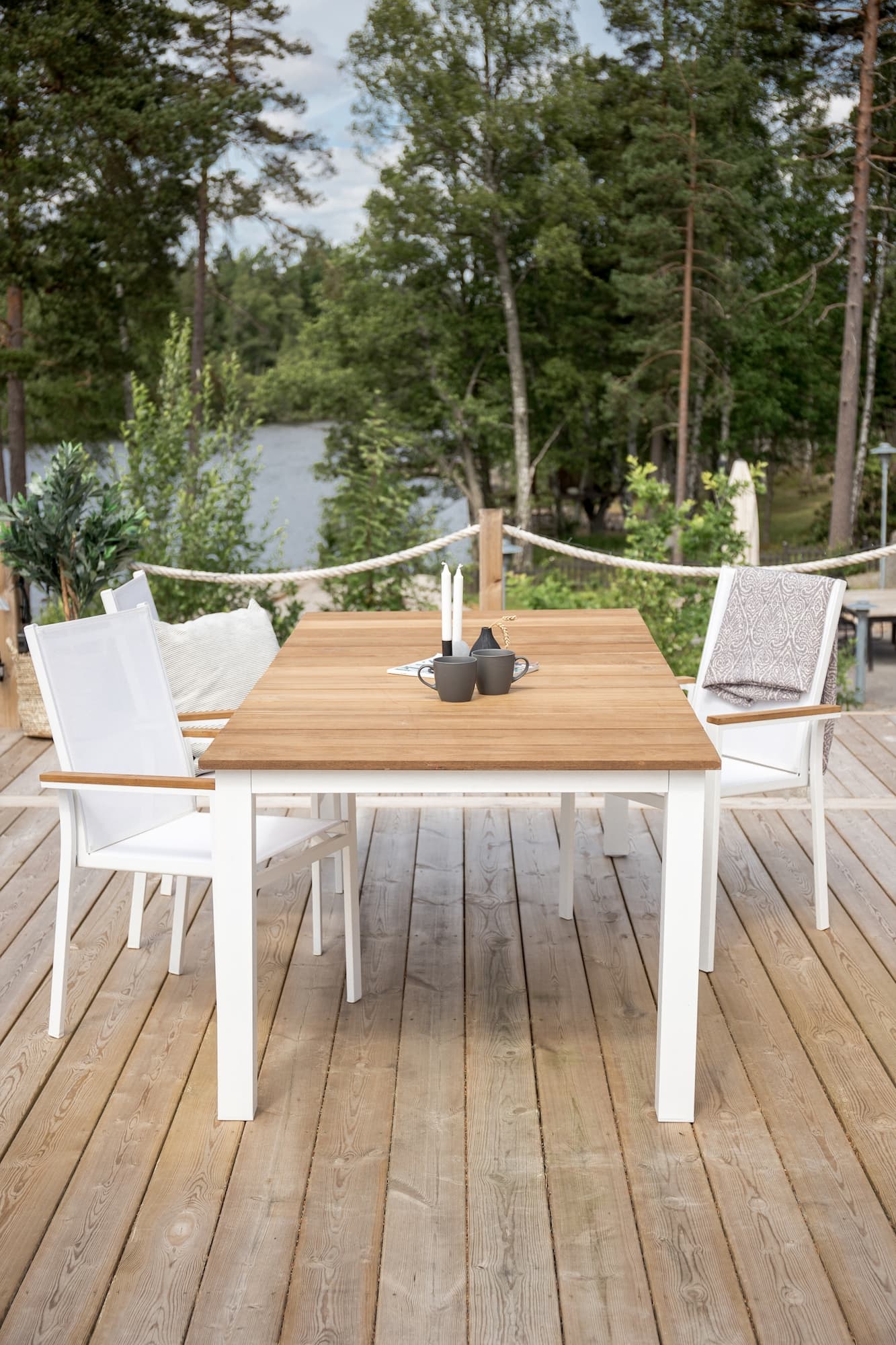 Charlie Matbord Vit 210cm